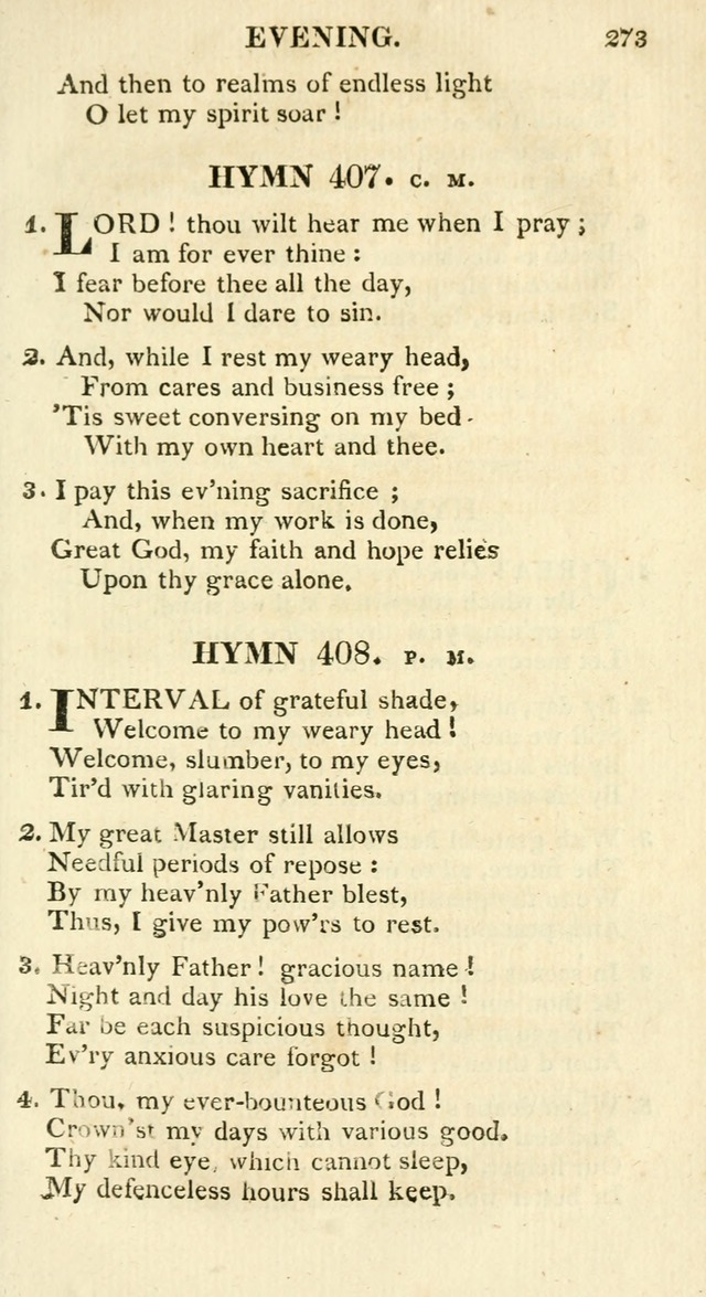 A Collection of Hymns and a Liturgy for the Use of Evangelical Lutheran Churches: to which are added prayers for families and individuals page 273