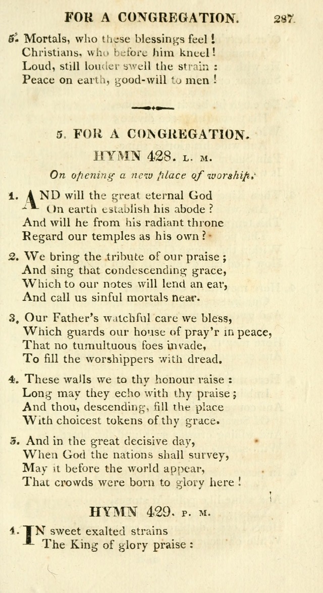 A Collection of Hymns and a Liturgy for the Use of Evangelical Lutheran Churches: to which are added prayers for families and individuals page 287