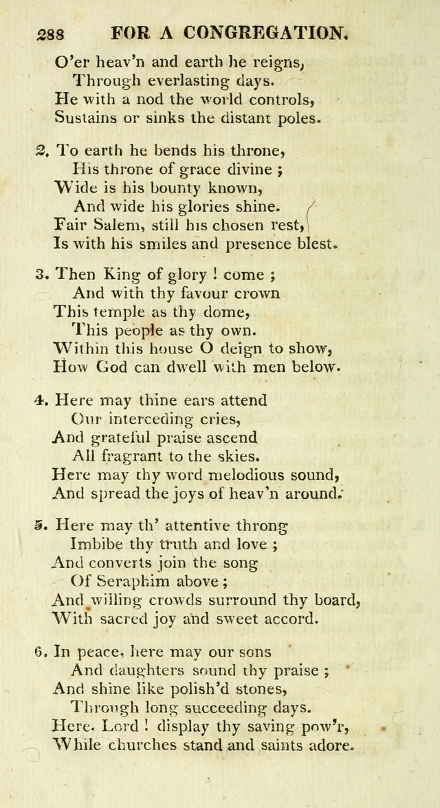 A Collection of Hymns and a Liturgy for the Use of Evangelical Lutheran Churches: to which are added prayers for families and individuals page 288