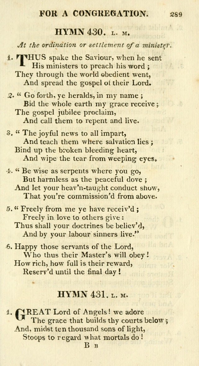 A Collection of Hymns and a Liturgy for the Use of Evangelical Lutheran Churches: to which are added prayers for families and individuals page 289