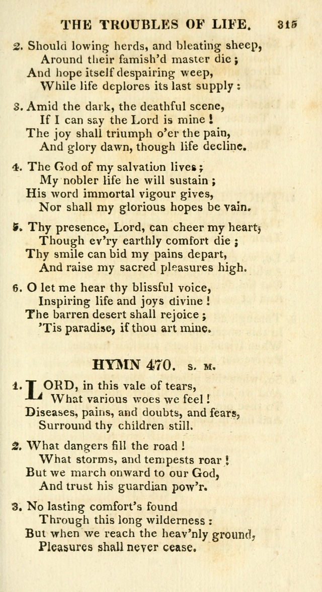 A Collection of Hymns and a Liturgy for the Use of Evangelical Lutheran Churches: to which are added prayers for families and individuals page 315