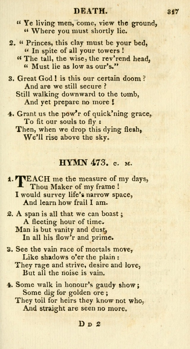 A Collection of Hymns and a Liturgy for the Use of Evangelical Lutheran Churches: to which are added prayers for families and individuals page 317