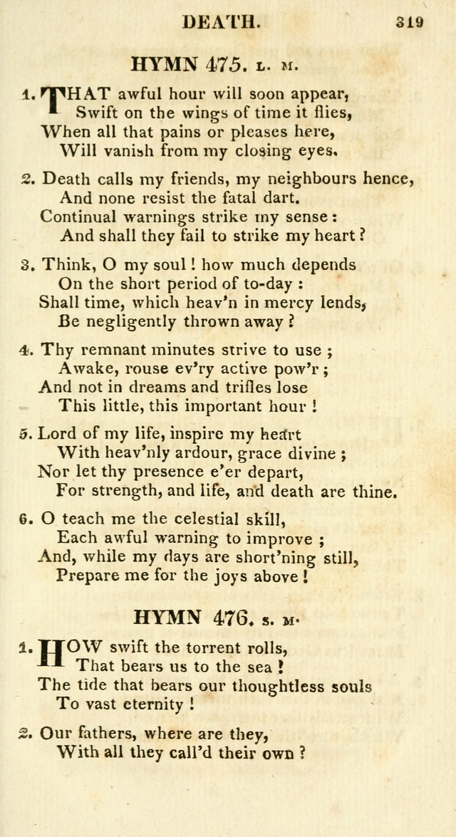 A Collection of Hymns and a Liturgy for the Use of Evangelical Lutheran Churches: to which are added prayers for families and individuals page 319