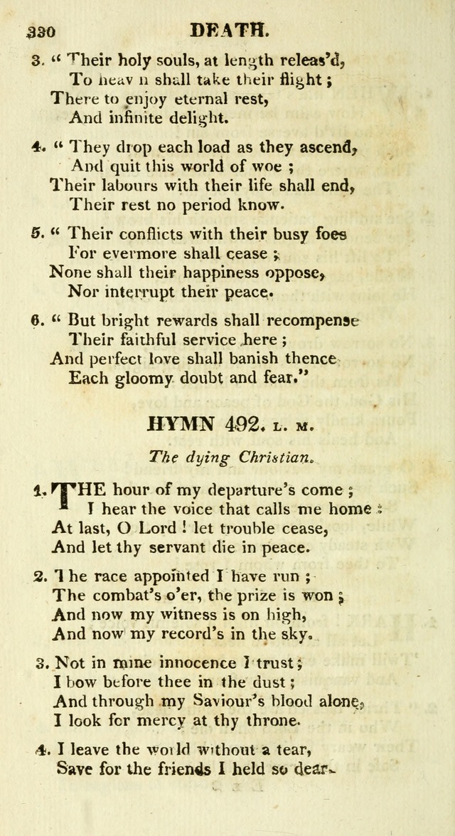 A Collection of Hymns and a Liturgy for the Use of Evangelical Lutheran Churches: to which are added prayers for families and individuals page 330