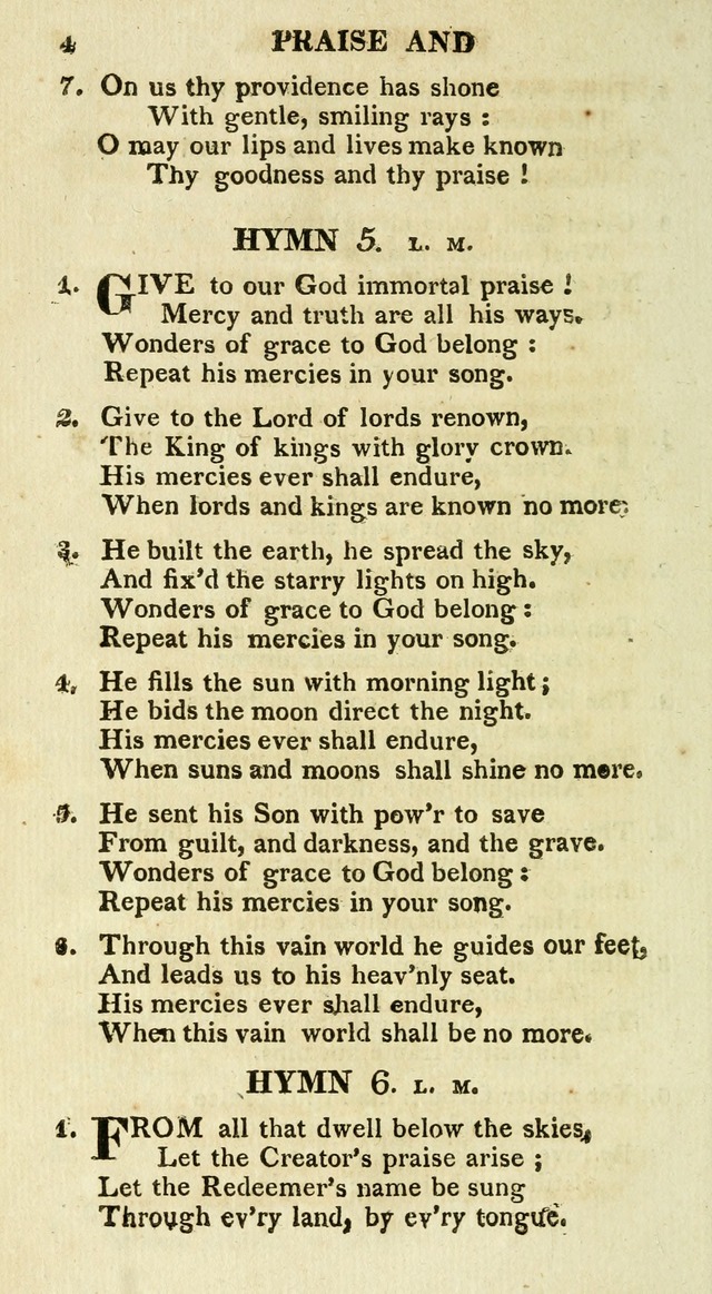 A Collection of Hymns and a Liturgy for the Use of Evangelical Lutheran Churches: to which are added prayers for families and individuals page 4