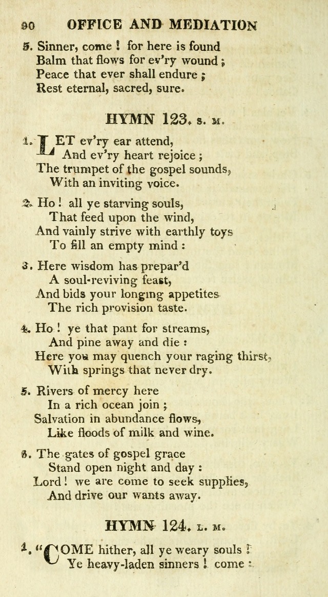 A Collection of Hymns and a Liturgy for the Use of Evangelical Lutheran Churches: to which are added prayers for families and individuals page 90