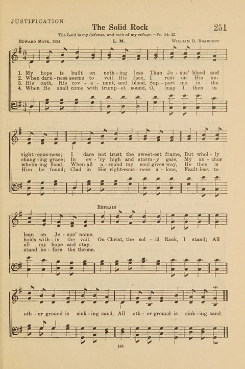 Church Hymnal, Mennonite: a collection of hymns and sacred songs suitable for use in public worship, worship in the home, and all general occasions (1st ed. ) [with Deutscher Anhang] page 183