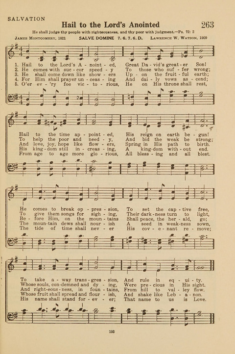 Church Hymnal, Mennonite: a collection of hymns and sacred songs suitable for use in public worship, worship in the home, and all general occasions (1st ed. ) [with Deutscher Anhang] page 193