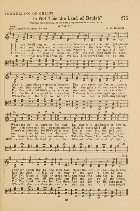 Church Hymnal, Mennonite: a collection of hymns and sacred songs suitable for use in public worship, worship in the home, and all general occasions (1st ed. ) [with Deutscher Anhang] page 203