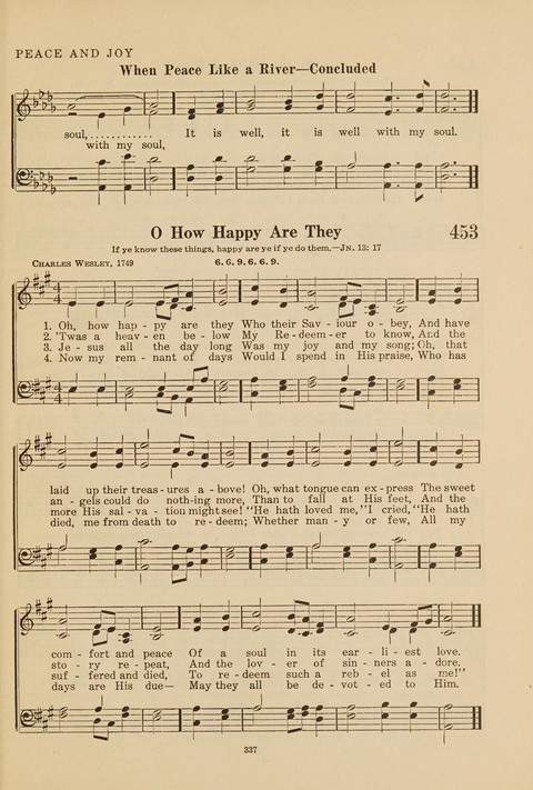 Church Hymnal, Mennonite: a collection of hymns and sacred songs suitable for use in public worship, worship in the home, and all general occasions (1st ed. ) [with Deutscher Anhang] page 337