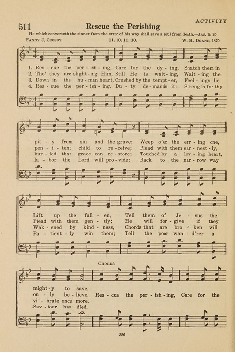 Church Hymnal, Mennonite: a collection of hymns and sacred songs suitable for use in public worship, worship in the home, and all general occasions (1st ed. ) [with Deutscher Anhang] page 386