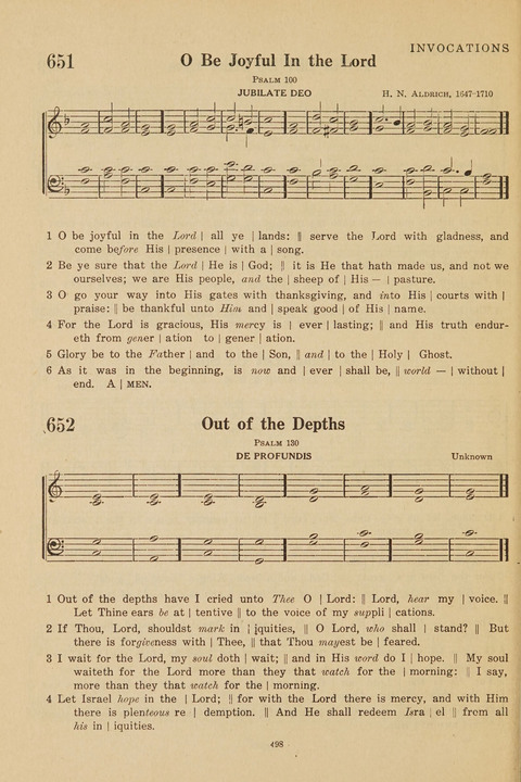 Church Hymnal, Mennonite: a collection of hymns and sacred songs suitable for use in public worship, worship in the home, and all general occasions (1st ed. ) [with Deutscher Anhang] page 498