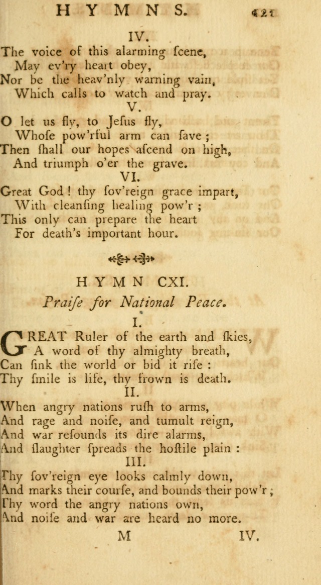 A Collection of Hymns, More Particularly Designed for the Use of the  West Society in Boston. (2nd ed. with Additions) page 123