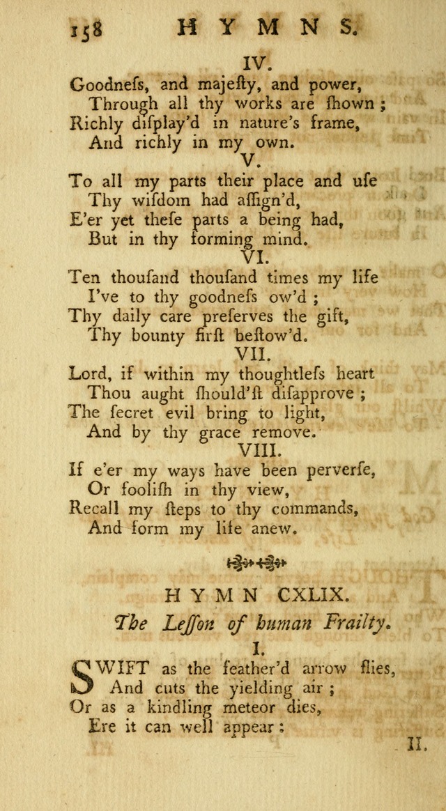 A Collection of Hymns, More Particularly Designed for the Use of the  West Society in Boston. (2nd ed. with Additions) page 160