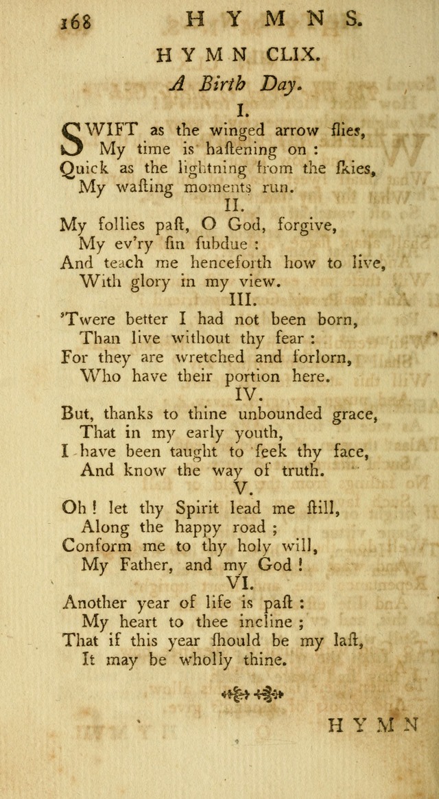 A Collection of Hymns, More Particularly Designed for the Use of the  West Society in Boston. (2nd ed. with Additions) page 170