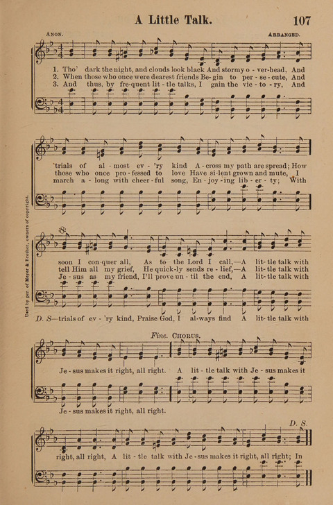 Conquest Hymns: New and Old for all Services page 107