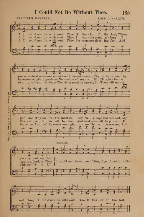 Conquest Hymns: New and Old for all Services page 135