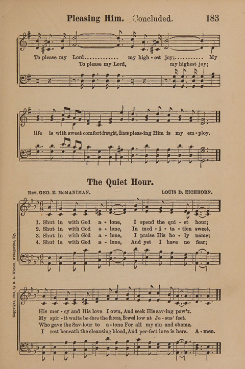 Conquest Hymns: New and Old for all Services page 183