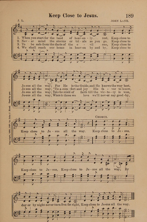 Conquest Hymns: New and Old for all Services page 189