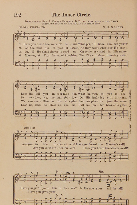 Conquest Hymns: New and Old for all Services page 192