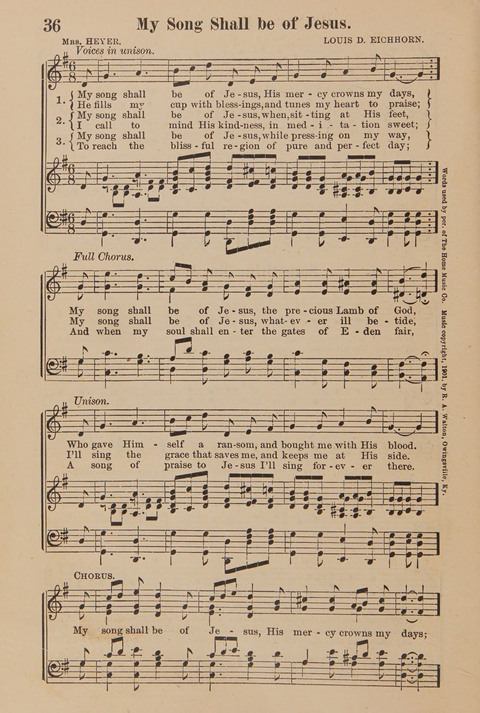 Conquest Hymns: New and Old for all Services page 36