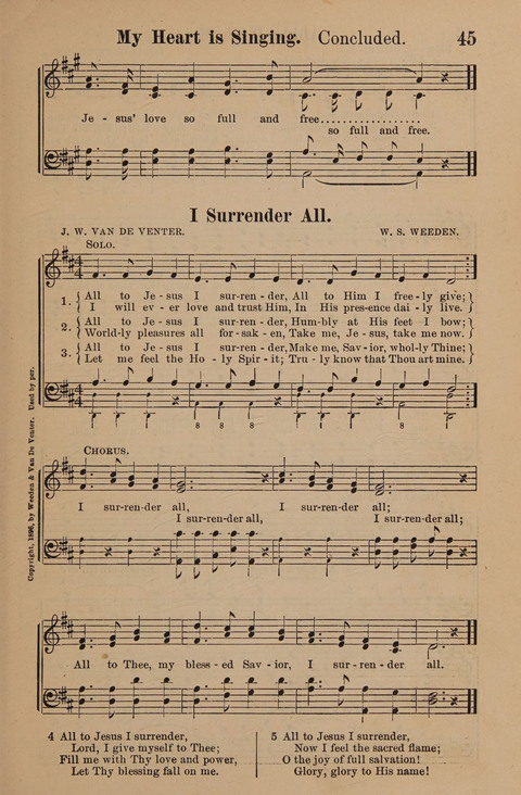 Conquest Hymns: New and Old for all Services page 45