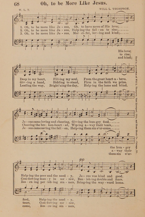 Conquest Hymns: New and Old for all Services page 68