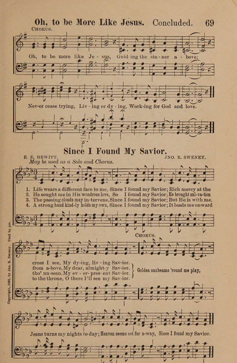 Conquest Hymns: New and Old for all Services page 69