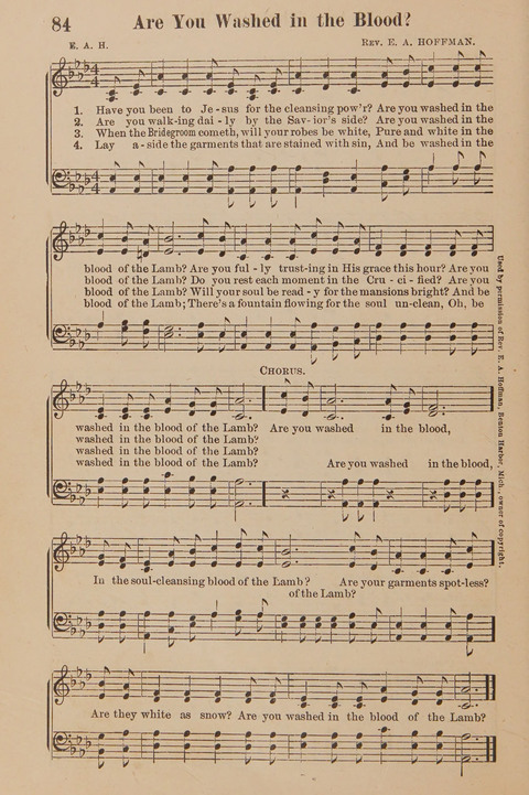 Conquest Hymns: New and Old for all Services page 84