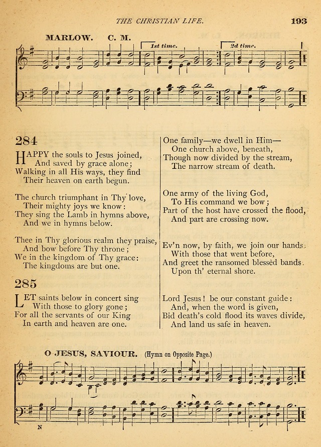 The Christian Hymnal: a selection of psalms and hymns with music, for use in public worship page 195