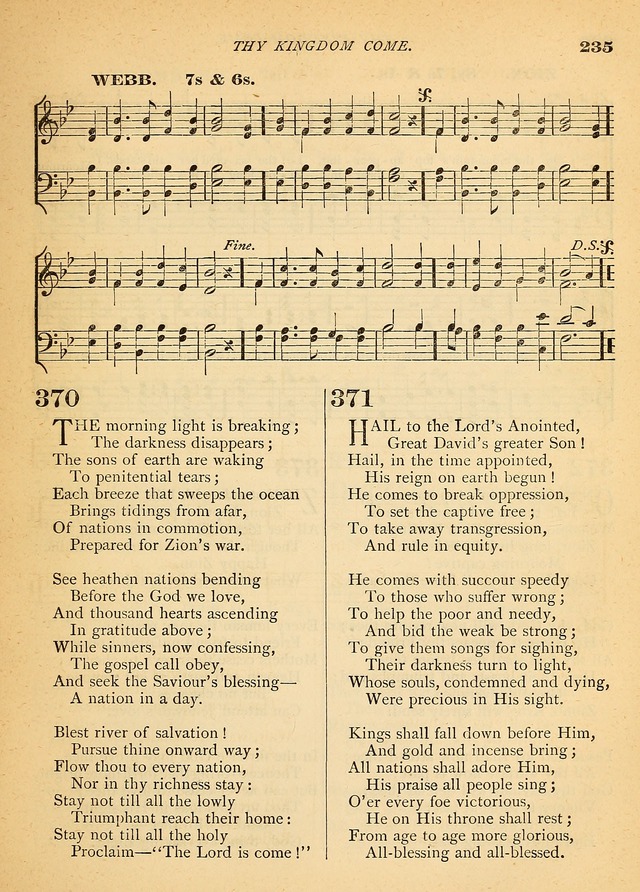 The Christian Hymnal: a selection of psalms and hymns with music, for use in public worship page 237