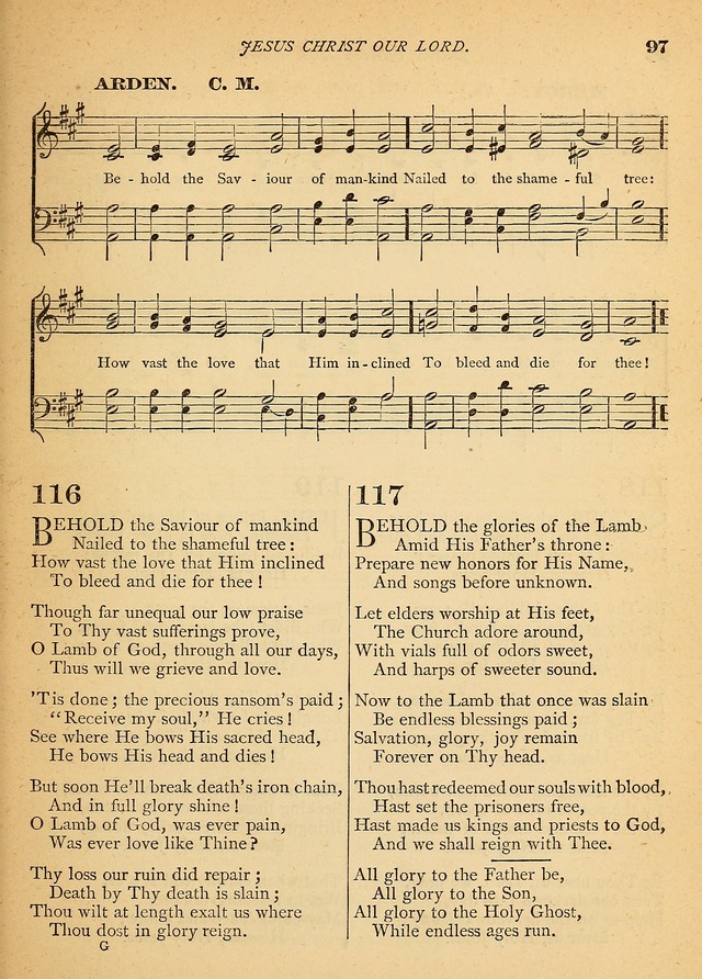 The Christian Hymnal: a selection of psalms and hymns with music, for use in public worship page 99