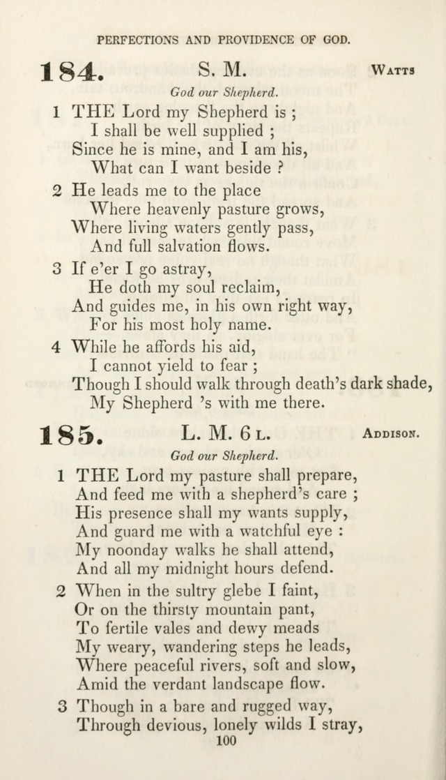 Christian Hymns for Public and Private Worship: a collection compiled  by a committee of the Cheshire Pastoral Association (11th ed.) page 100