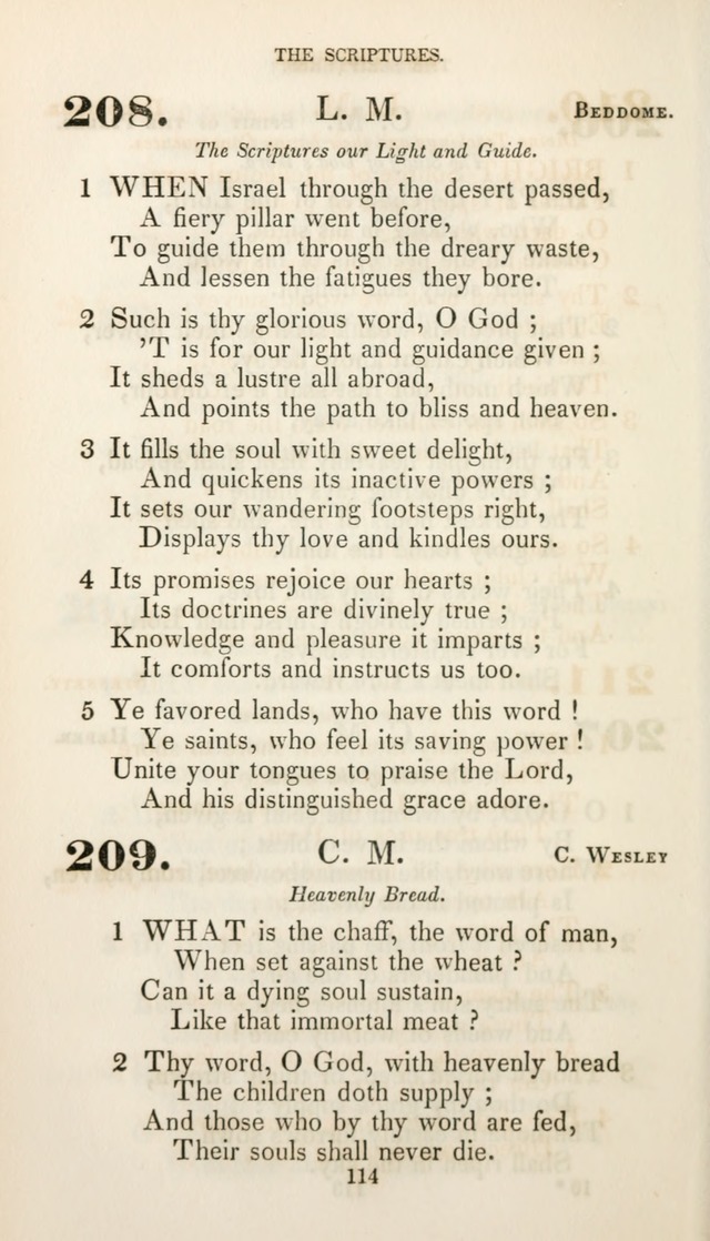 Christian Hymns for Public and Private Worship: a collection compiled  by a committee of the Cheshire Pastoral Association (11th ed.) page 114