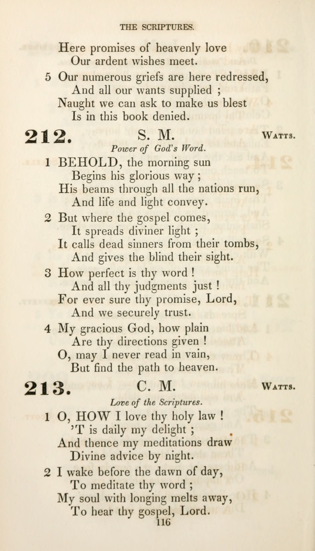 Christian Hymns for Public and Private Worship: a collection compiled  by a committee of the Cheshire Pastoral Association (11th ed.) page 116