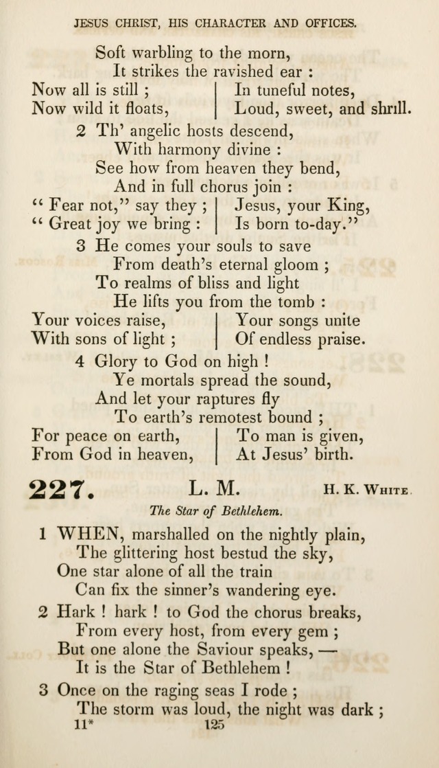 Christian Hymns for Public and Private Worship: a collection compiled  by a committee of the Cheshire Pastoral Association (11th ed.) page 125