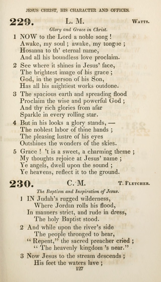 Christian Hymns for Public and Private Worship: a collection compiled  by a committee of the Cheshire Pastoral Association (11th ed.) page 127