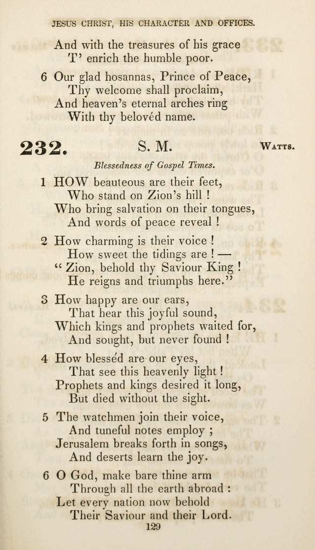 Christian Hymns for Public and Private Worship: a collection compiled  by a committee of the Cheshire Pastoral Association (11th ed.) page 129