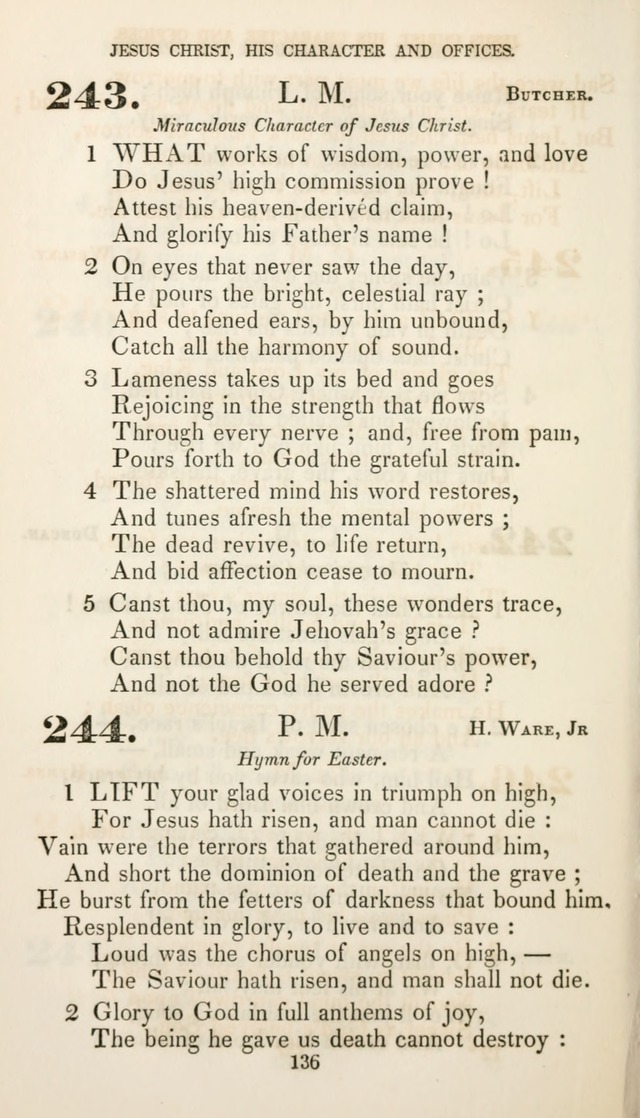 Christian Hymns for Public and Private Worship: a collection compiled  by a committee of the Cheshire Pastoral Association (11th ed.) page 136