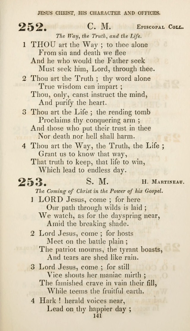 Christian Hymns for Public and Private Worship: a collection compiled  by a committee of the Cheshire Pastoral Association (11th ed.) page 141