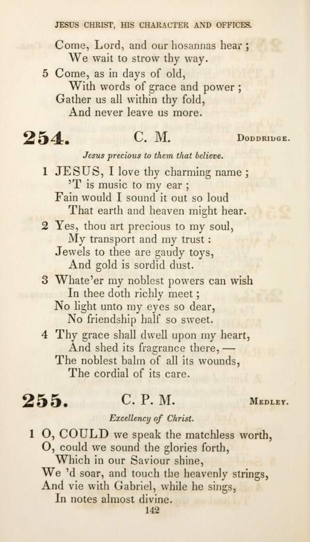 Christian Hymns for Public and Private Worship: a collection compiled  by a committee of the Cheshire Pastoral Association (11th ed.) page 142