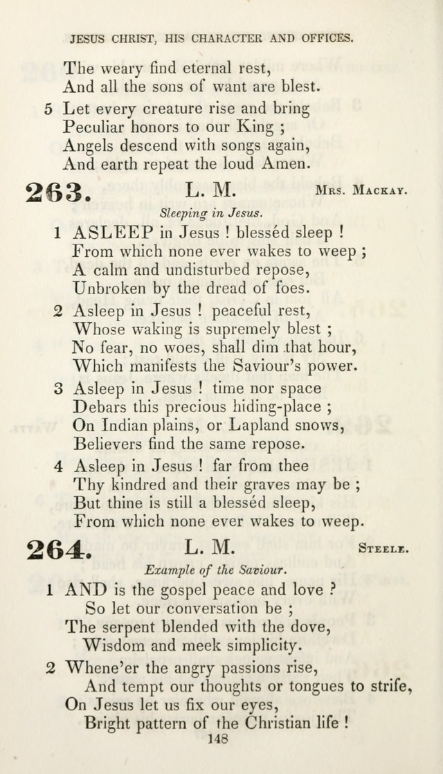 Christian Hymns for Public and Private Worship: a collection compiled  by a committee of the Cheshire Pastoral Association (11th ed.) page 148