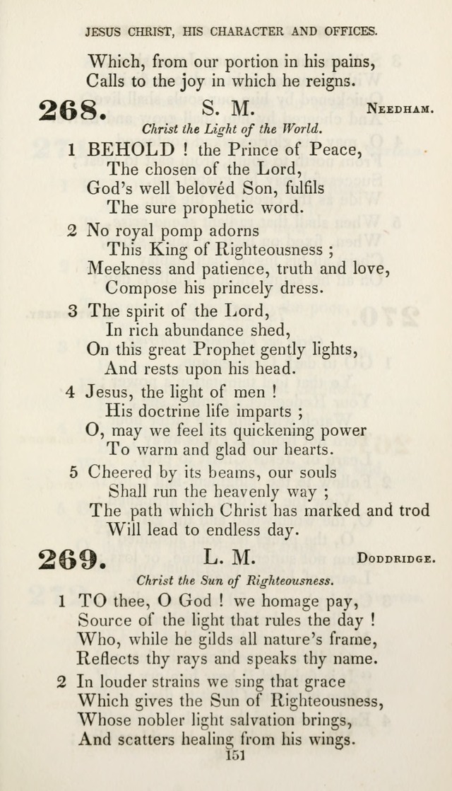 Christian Hymns for Public and Private Worship: a collection compiled  by a committee of the Cheshire Pastoral Association (11th ed.) page 151