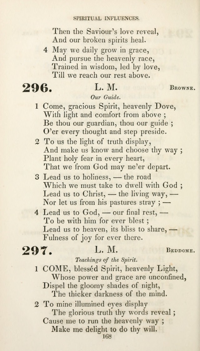 Christian Hymns for Public and Private Worship: a collection compiled  by a committee of the Cheshire Pastoral Association (11th ed.) page 168