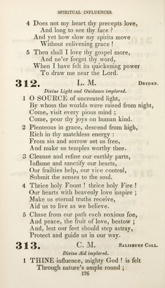 Christian Hymns for Public and Private Worship: a collection compiled  by a committee of the Cheshire Pastoral Association (11th ed.) page 176