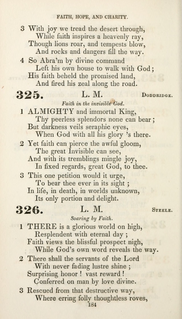 Christian Hymns for Public and Private Worship: a collection compiled  by a committee of the Cheshire Pastoral Association (11th ed.) page 184