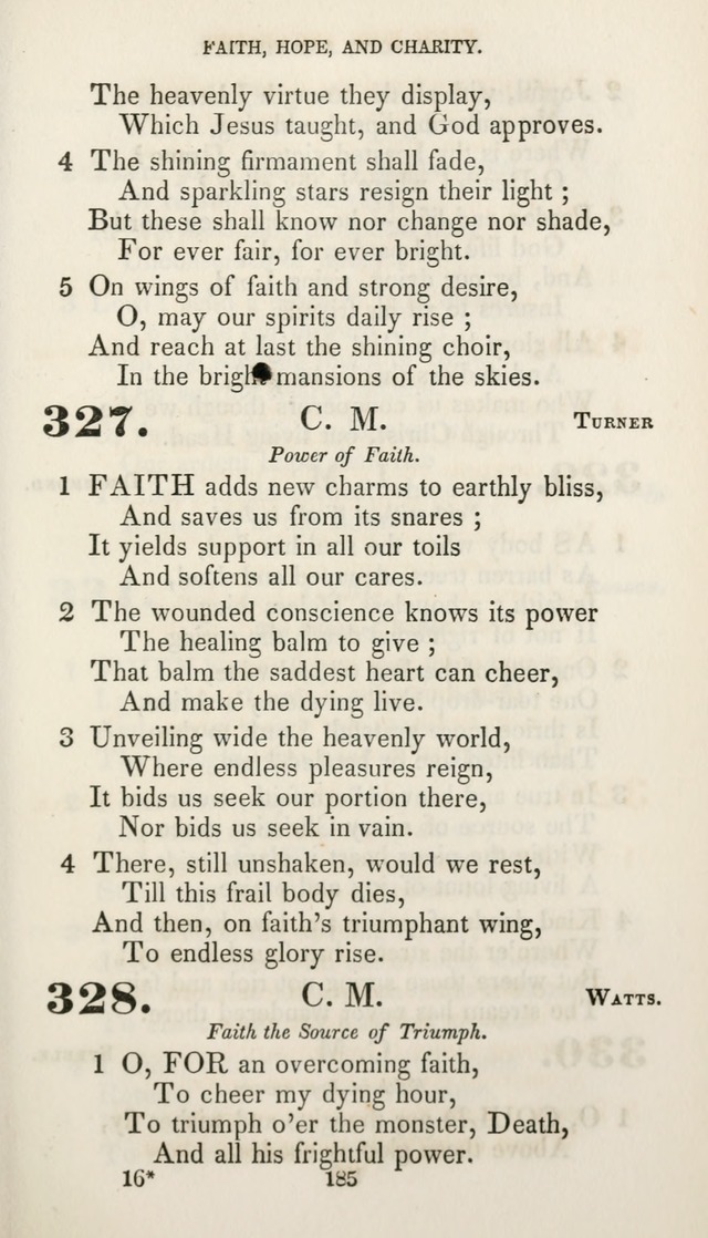 Christian Hymns for Public and Private Worship: a collection compiled  by a committee of the Cheshire Pastoral Association (11th ed.) page 185