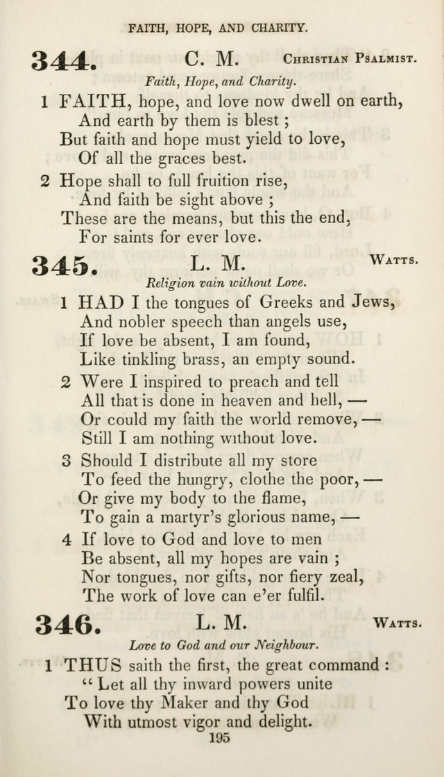 Christian Hymns for Public and Private Worship: a collection compiled  by a committee of the Cheshire Pastoral Association (11th ed.) page 195