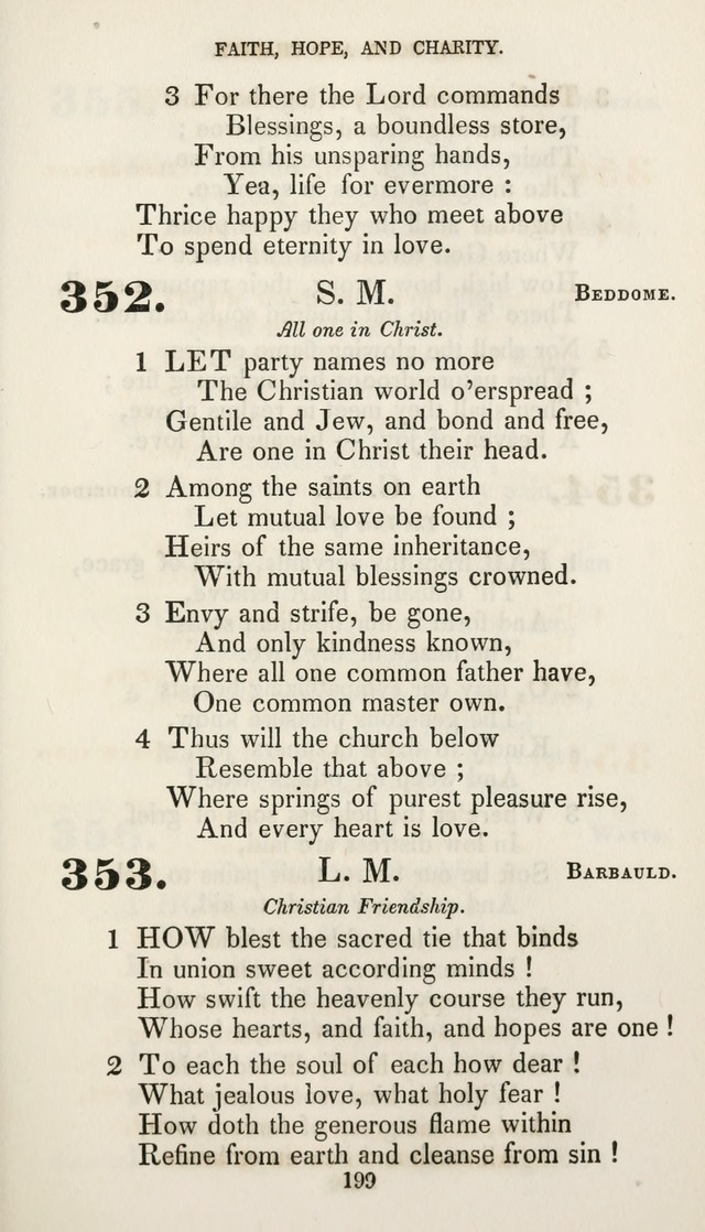 Christian Hymns for Public and Private Worship: a collection compiled  by a committee of the Cheshire Pastoral Association (11th ed.) page 199