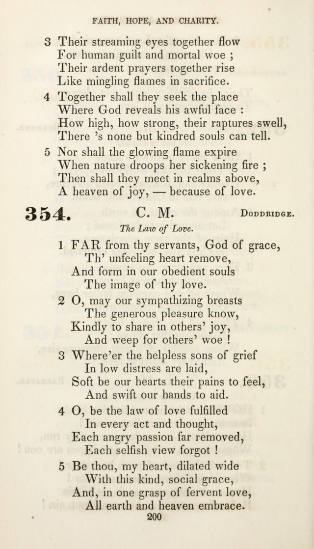 Christian Hymns for Public and Private Worship: a collection compiled  by a committee of the Cheshire Pastoral Association (11th ed.) page 200